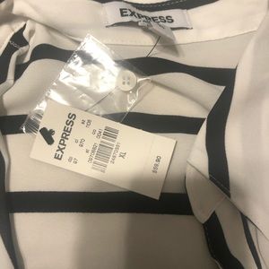 Express Button Down Blouse